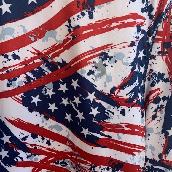 [Reel Legends] American Flag Performance Shirt - Picture 2 of 3